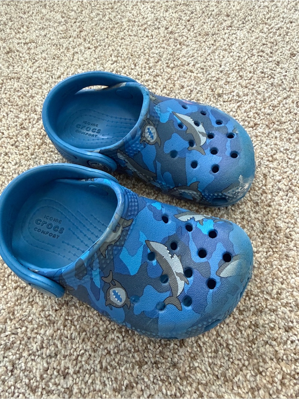 Toddler Shark Crocs
